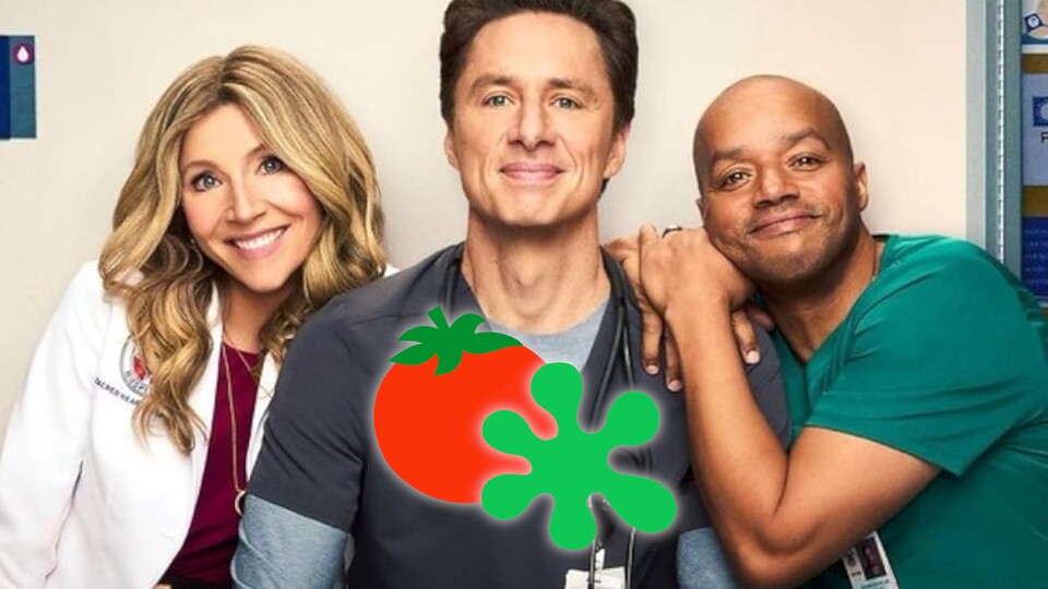 Elliot, JD und Turk freuen sich sehr über die guten Bewertungen, wie man unschwer erkennen kann. Bildquelle: ABC