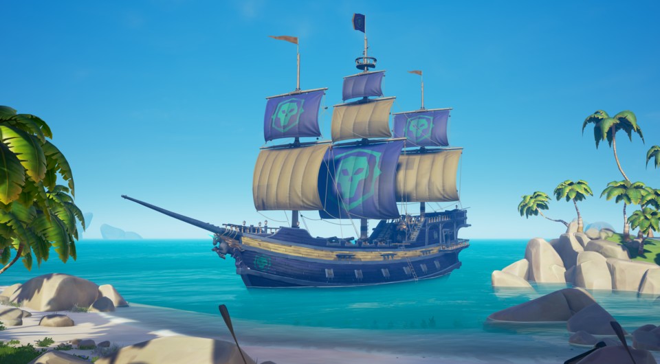 Piratenlegenden können ihr Schiff in Sea of Thieves ab sofort verschönern.