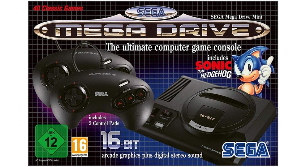 Sega Mega Drive Mini: Erscheint im September mit 40 Spielen.