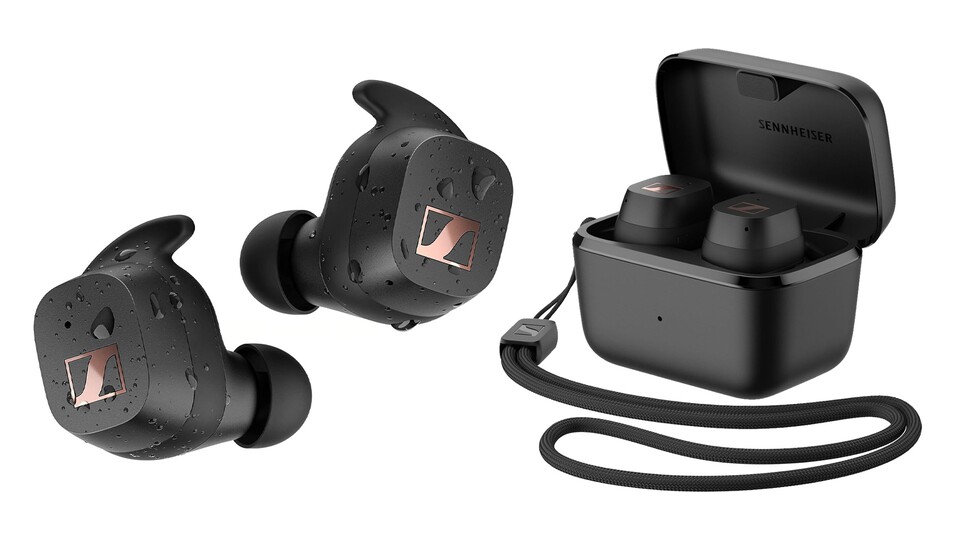 Perfekt für intensive Workouts und widrige Wetterbedingungen: Dank IP54-Schutzklasse sind die Sennheiser Sport True Wireless äußerst hart im Nehmen!