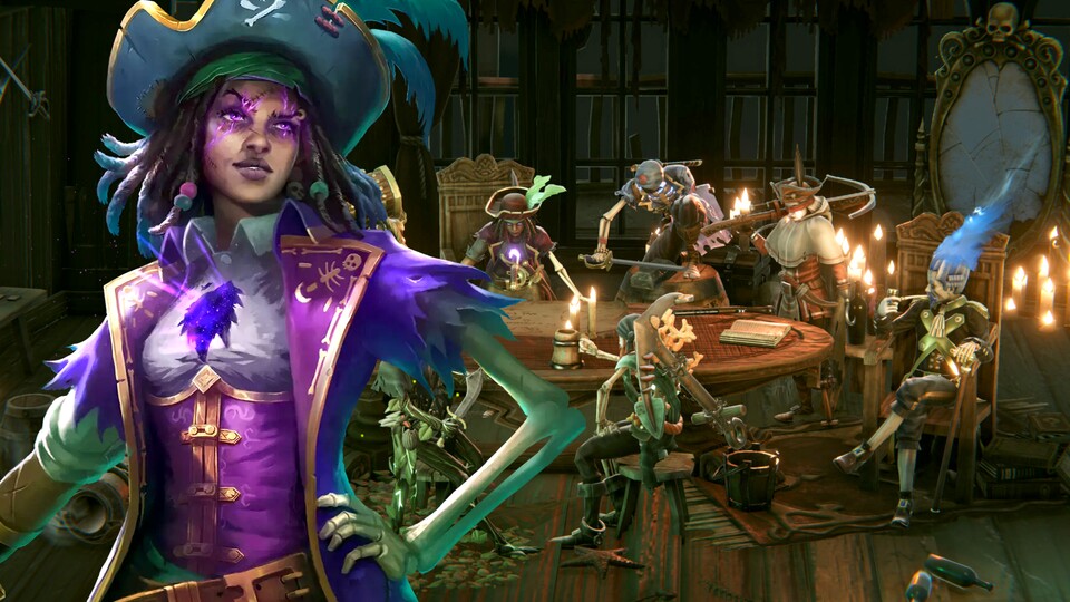 In Shadow Gambit stellt ihr eine untote Piraten-Crew zusammen und besteht mit ihr gefährliche Missionen.
