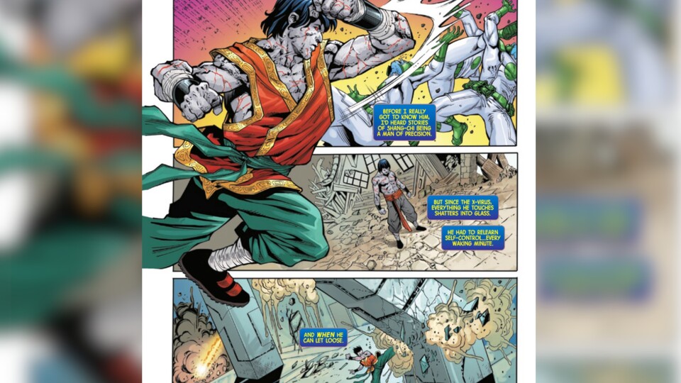 Im Comic X-Vengers wird der mutierte Shang-Chi unglaublich mächtig. Bildquelle: Marvel Comics