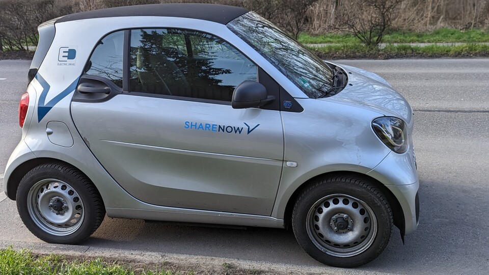 Share Now Autos werden regelmäßig gereinigt, deswegen sind die meisten E-Smarts sehr sauber.