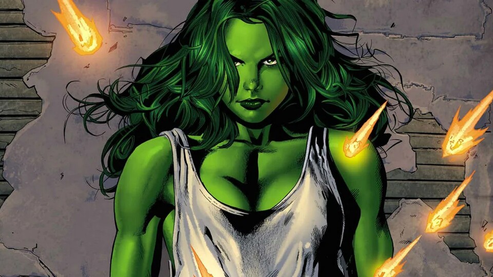 She-Hulk ist die kleine Cousine des beliebten Superhelden Hulk - mit ähnlichen Fähigkeiten.