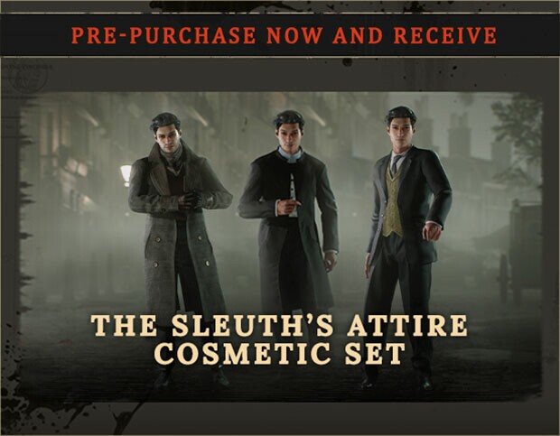 Diese drei Outfits erwarten euch, wenn ihr Sherlock Holmes The Awakened vorbestellt.