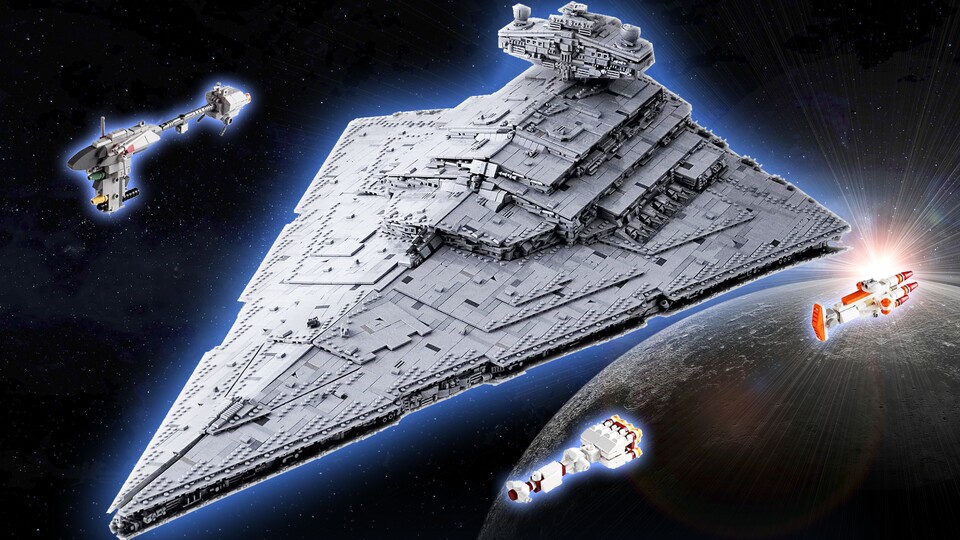 Dieses gigantische Modell hat über 10.000 Steine und ist mehr als einen Meter groß. Zu einem erstaunlich günstigen Preis!