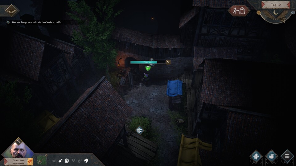 Mit Schaufeln schippe ich neue Stadtviertel frei.