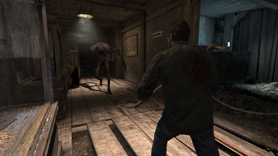 Die Kämpfe gehören traditionellerweise zu den schwächsten Aspekten eines jeden Silent-Hill-Spiels. Downpour ist da keine Ausnahme.