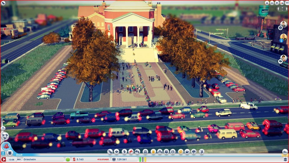 Zusätzlich zur neuen Glassbox-Engine gibt Maxis den Spielern von SimCity zahlreiche Filter an die Hand. Für diesen Screenshot haben wir den Retro-Filter gewählt.