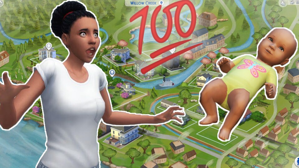Die &quot;100 Baby Challenge&quot; für Die Sims 4 erfordert viel Ausdauer.