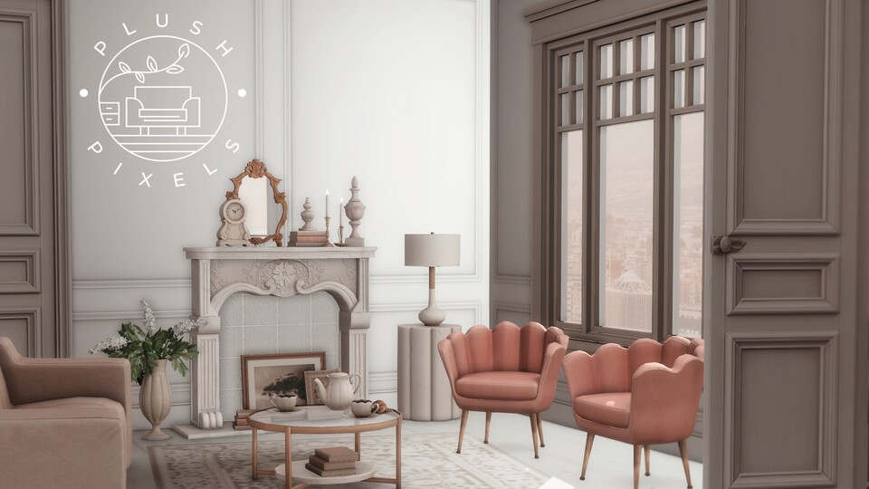 Parisian Apartement von Plush Pixels