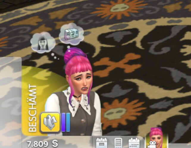 So mancher Sim ist schnell verlegen, während andere sich keine Gedanken darum machen, was andere von ihnen halten.