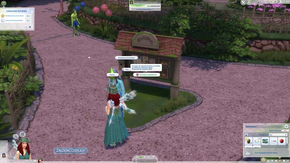 Unser Opfer haben wir mit ein wenig Smalltalk in eine glückliche Stimmung gebracht. Zeit, diese jetzt abzusaugen.