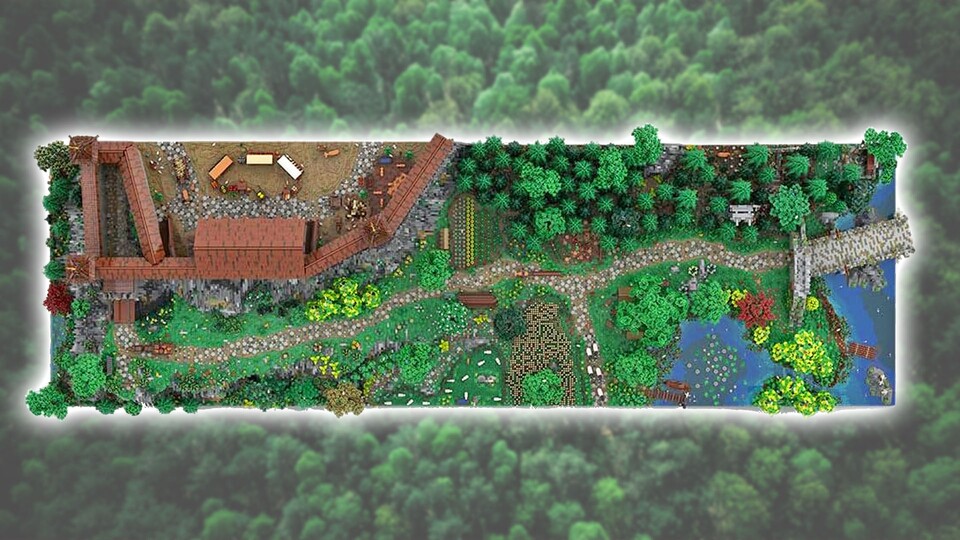 Auch hinter den Mauern stehen schon die Marktstände. Ich bin schon gespannt, was Sir Perceval hier in Zukunft abliefert!