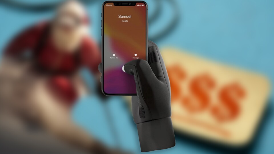 »Hey, Samuel aus dem Bowling-Verein ruft an!« Wie gut, dass ihr Touchscreen-Handschuhe tragt und deshalb Samuels Anruf entgegennehmen könnt
