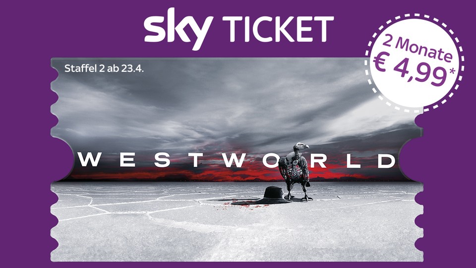 Sky Entertainment Ticket für einmalig 4,99 Euro.