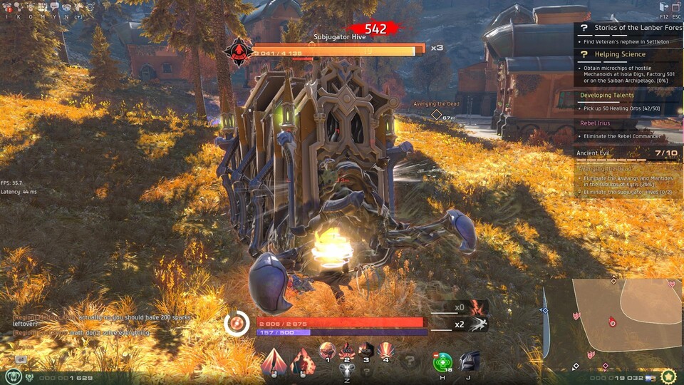 Dieser Einsiedlerkrebs trägt ein Einfamilienhaus auf dem Rücken. Skyforge hat einige sehr ungewöhnliche Monster.