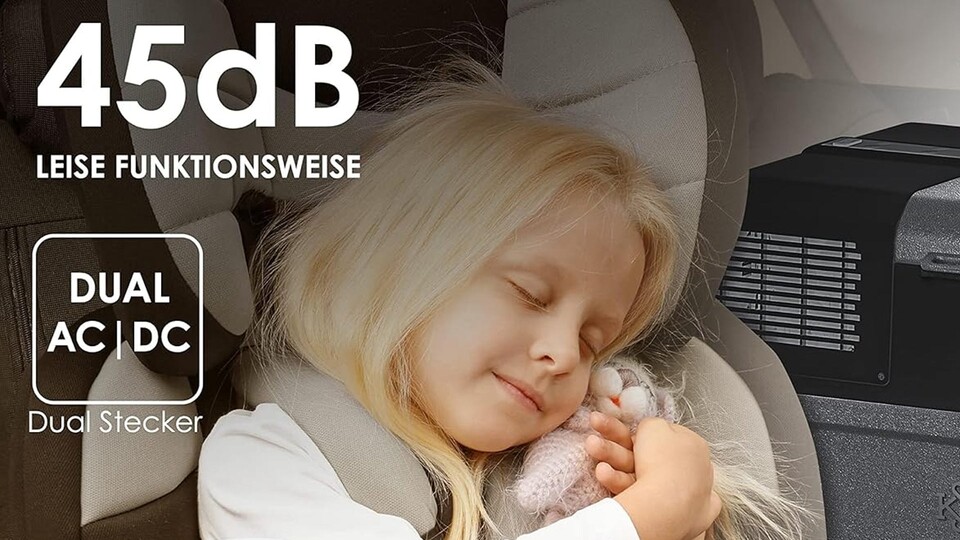 Ihr könnt die Box direkt an der Steckdose als auch im Auto laden und dabei ist sie noch angenehm leise.