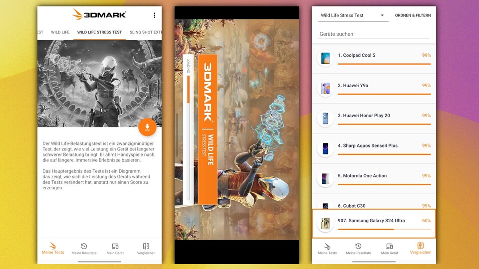 Um herauszufinden, wie gut euer Gerät bei längeren Spielesitzungen läuft, gibt es Tools wie 3DMark. (Bildquelle: GameStar Tech)