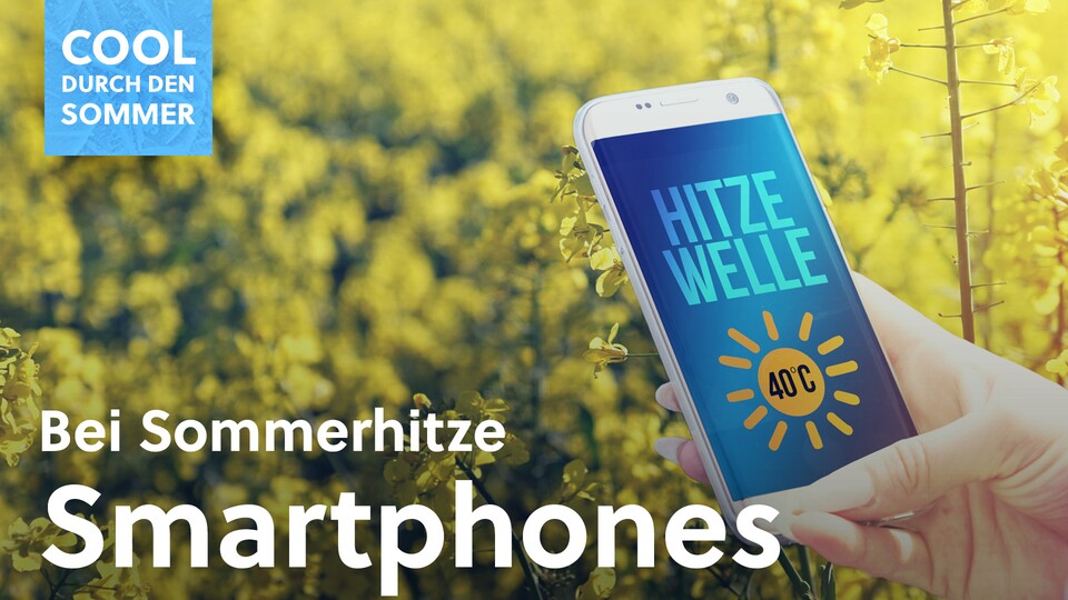 Wir zeigen, wie ihr euer Handy bei heißen Sommertagen vor dem Überhitzen schützt. (Bild: studio v-zwoelf, stock.adobe.com)