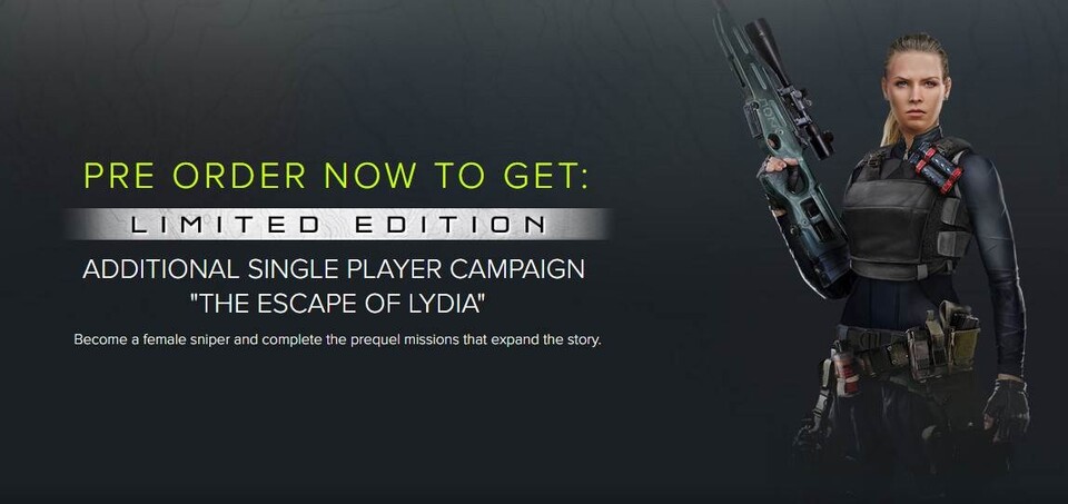 Den Prequel-DLC »The Escape of Lydia« gibt es für Vorbesteller von Sniper: Ghost Warrior 3 dazu.