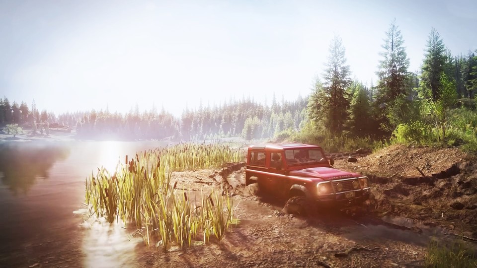 Snowrunner: Im Trailer zum neuen DLC wird mit Land Rovern durch den Schnee gebrettert