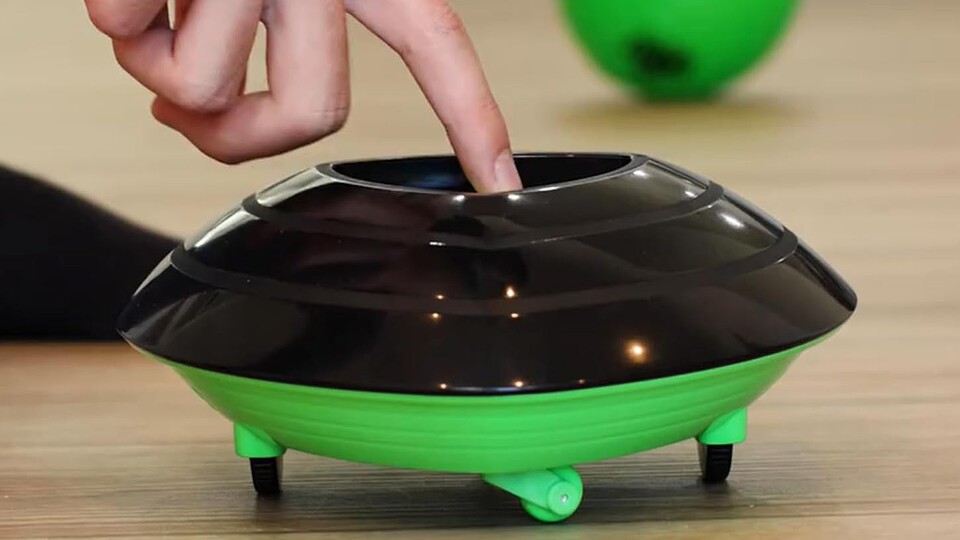 Nur ein Knopfdruck und das Training kann beginnen.