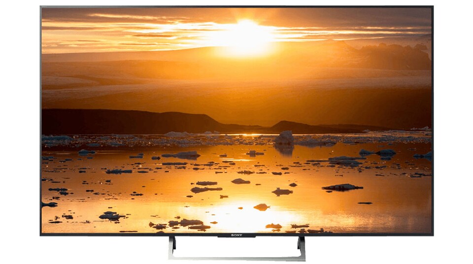 Der Sony KD-65XE7005 UHD-Fernseher eignet sich auch für größere Wohnzimmer.