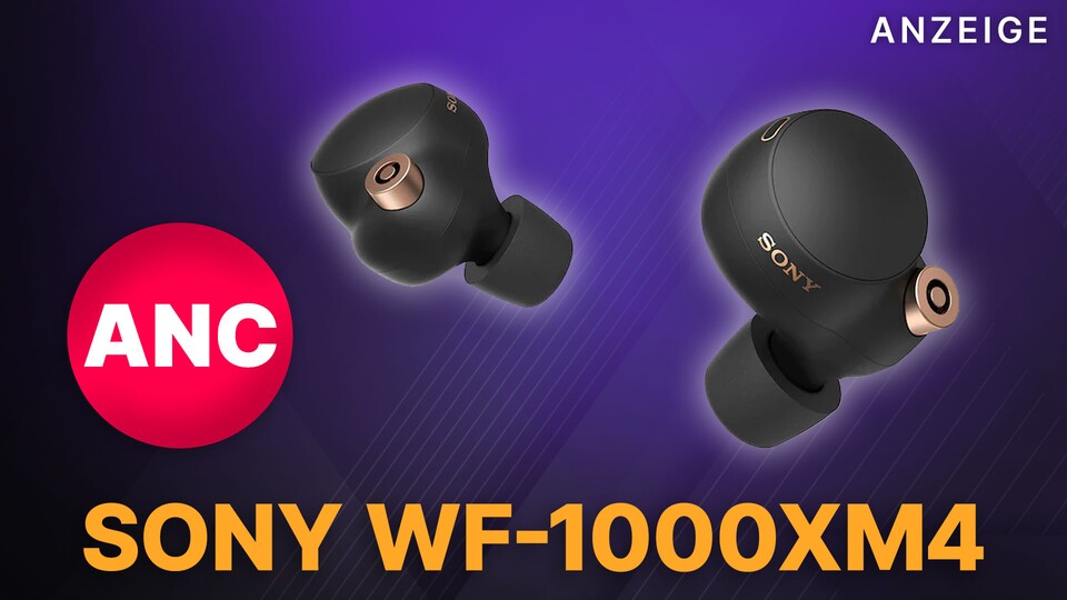 Sony WF-1000XM4 mit Active Noise Cancelling gibt es gerade reduziert bei Amazon