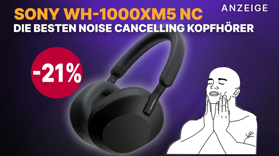 Die Kopfhörer mit dem besten Noise Cancelling: Sonys Geräuschunterdrückung ist branchenführend. Aber auch insgesamt sind die XM5 ein tolles Gesamtpaket.