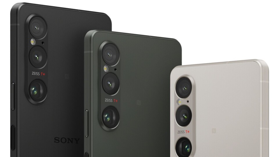 Die drei Farben des Xperia 1 VI. (Bild: Sony)