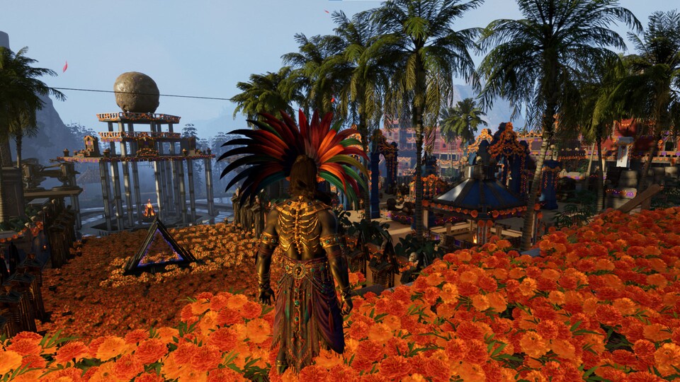 Die neue Maske lässt überall Ringelblumen wachsen.