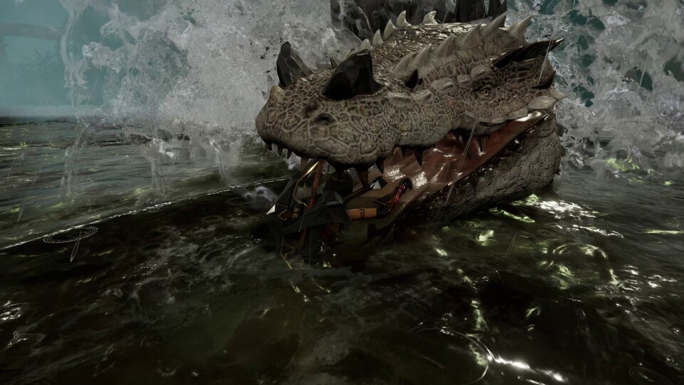 Wenn ihr nicht aufpasst, verspeist euch Sobek mit Haut und Haar.