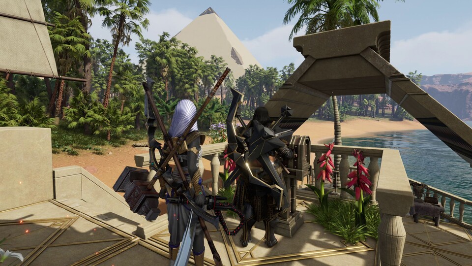 Von Beginn an sind die Pyramiden in der Ferne Sehnsuchtsorte.