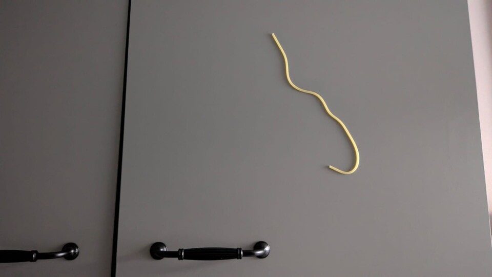 Wenn »al dente« bedeutet, dass die Nudel an der Wand klebt, dann ist diese hier »al dente«.