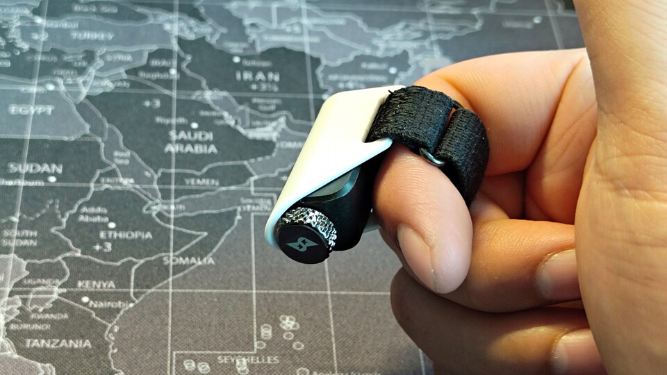 Der Bluetooth-Ring erlaubt es intensiv ohne Trainingspartner zu trainieren.