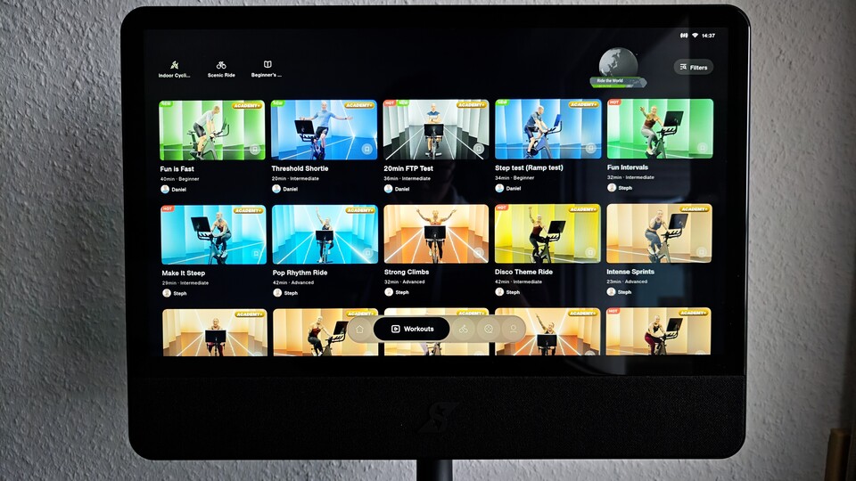 Es sind zahlreiche virtuelle Kurse vorhanden, die für viel Abwechslung sorgen. Viele von ihnen sind jedoch hinter einer Paywall. (Bildquelle: Duy Linh DinhGameStar Tech)