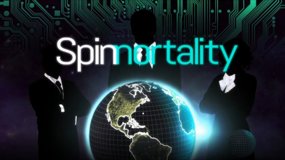 Spinnortality ist eine Management Sim mit Cyberpunk-Setting. Hier dürft ihr selbst verschwören, statt die Megakonzerne zur Strecke zu bringen.