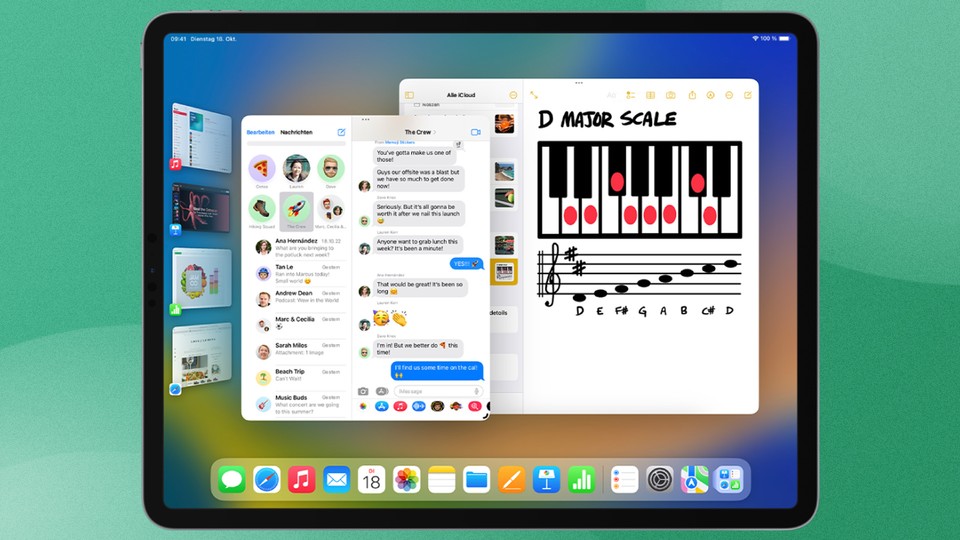 The Stage Manger has been developed for both macOS and iPadOS.