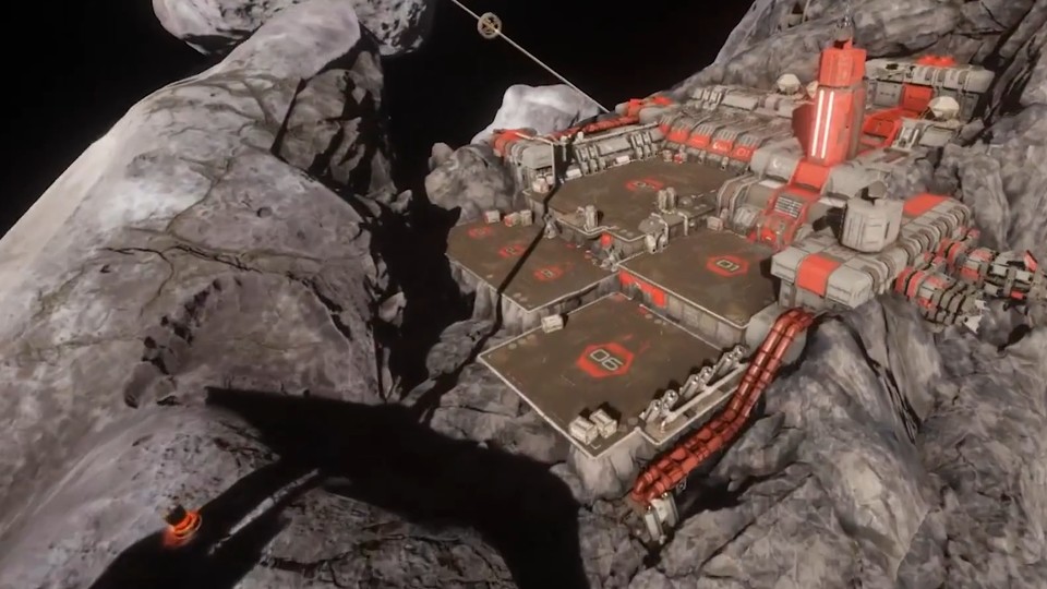 Die Raumstation GrimHex ist ein ehemaliger Bergbau-Knotenpunkt, der unter die Kontrolle von Gangs und Kriminellen geraten ist.
