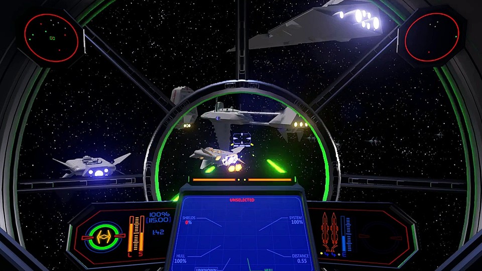 Star Force - Pre-Alpha-Gameplay aus dem X-Wing-Klon