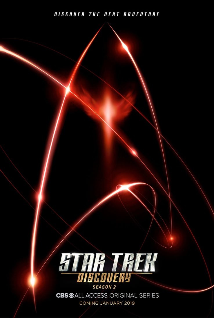 Plakat bestätigt den Start der 2. Staffel von Star Trek: Discovery bereits im Januar 2019.