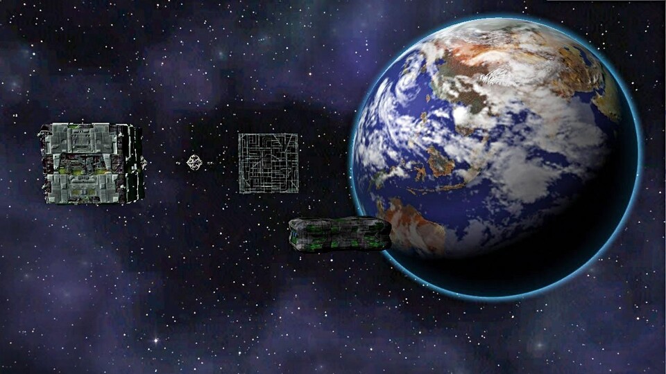 Da braut sich was zusammen: Ein Borg-Geschwader fliegt verdächtig nah an die Erde heran.