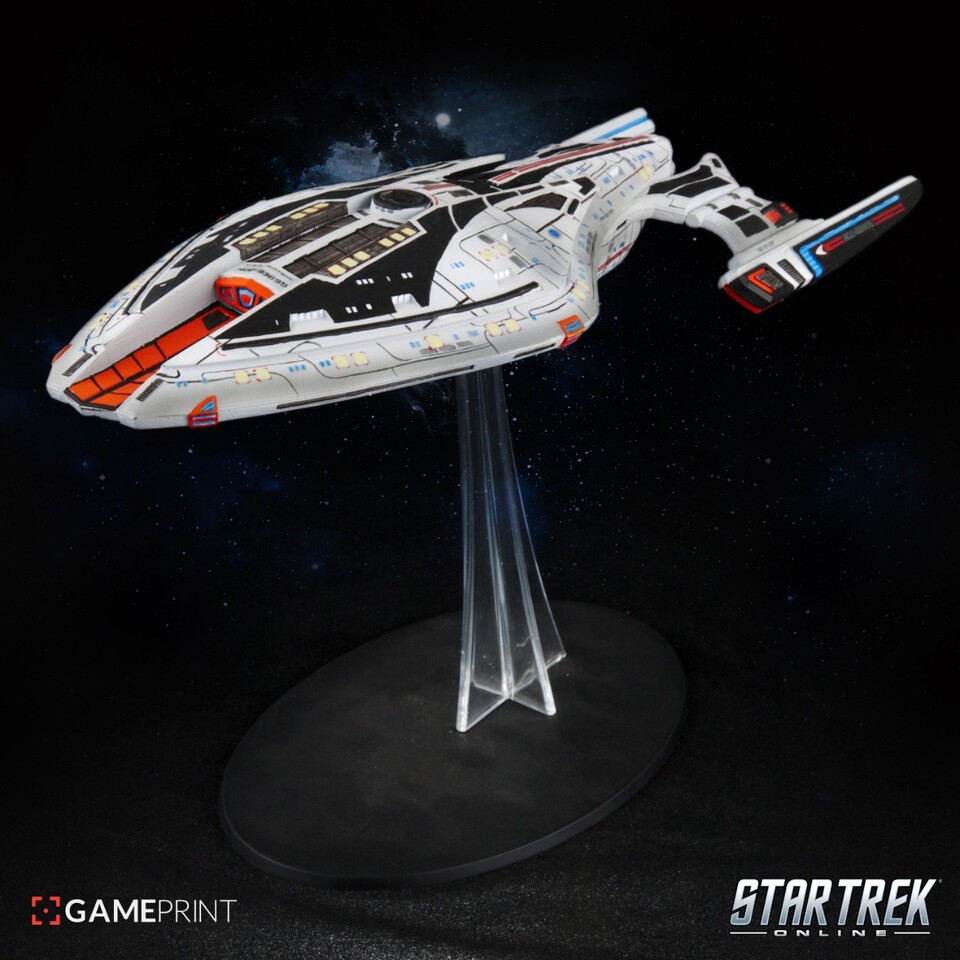 Die Pathfinder aus Star Trek Online als 3D-Druck-Modell.