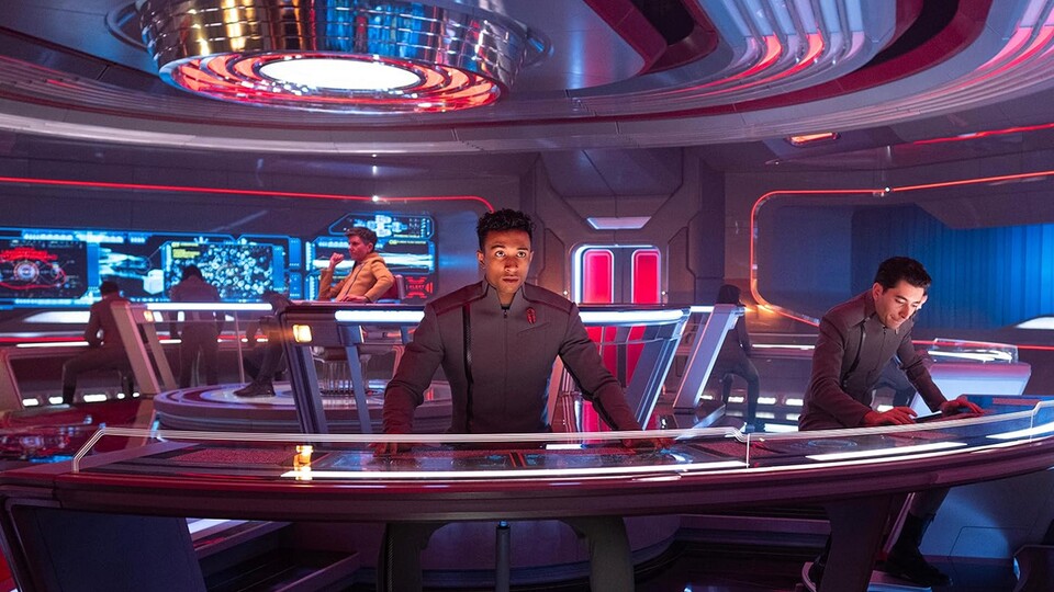 In der Starfleet Academy lernen Sie auch an Bord eines Raumschiffs. (Bild: Paramount)