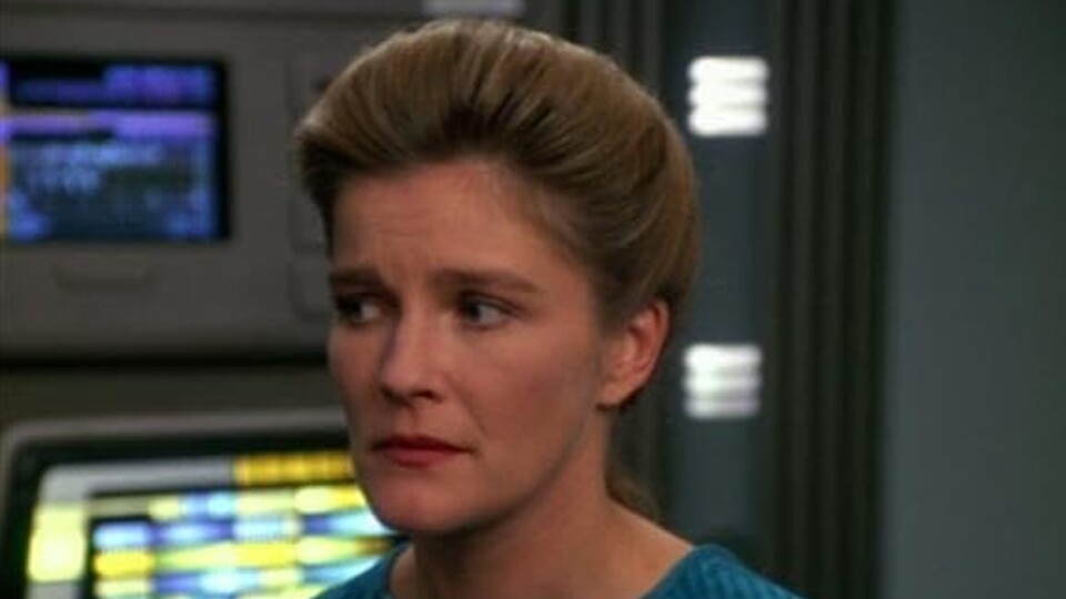 Auch Captain Janeway (Kate Mulgrew) konnte den Plot der Voyager-Folge nicht mehr retten (Bild: Paramount)