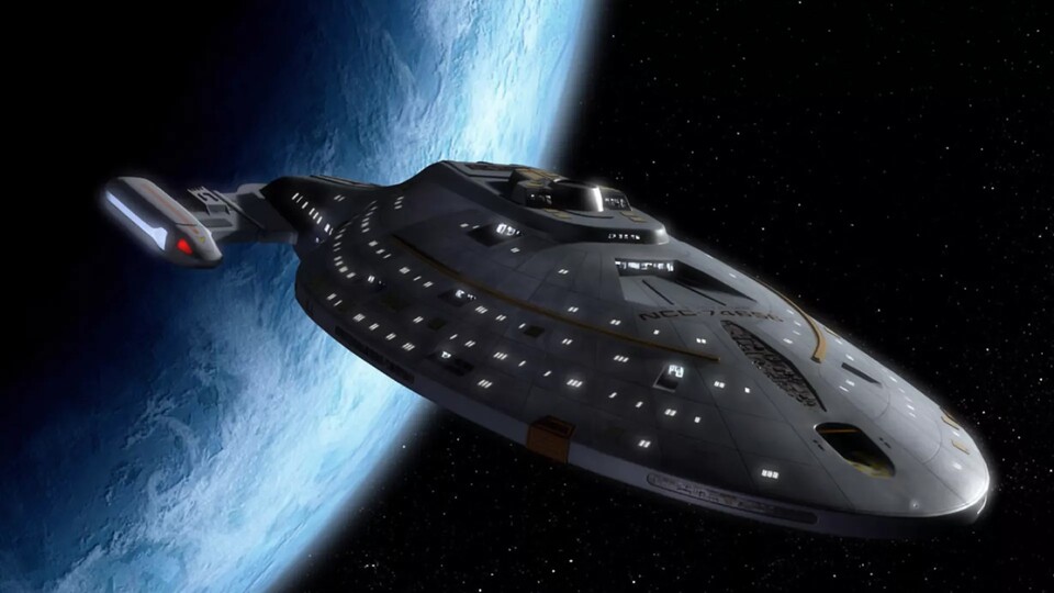 Vor 30 Jahren wurde der Voyager in die Delta Quadrants geworfen - der Beginn einer langen Rückreise über sieben Spielzeiten. Bildquelle: Paramount