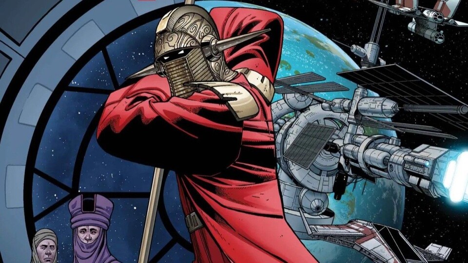 Der (fast) vergessene Star-Wars-Bösewicht auf dem Variant Cover von Ramon Rosanas für den neuen Comic Legacy of Vader. Bildquelle: DisneyLucasfilm