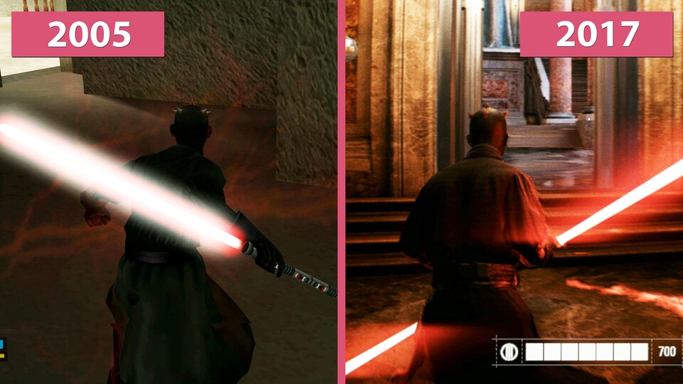 Star Wars: Battlefront 2 - 2005 original vs. 2017 remake in a live graphics comparison