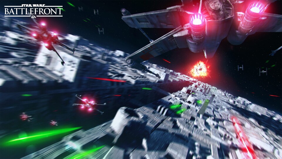 Star Wars Battlefront bietet endlich richtige Weltraumschlachten mit dem DLC Todesstern.
